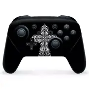 Nintendo Switch Pro Controller Skin Decal Vinyl Wrap - Tribal Celtic Cross