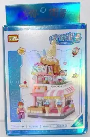 Building Blocks Model MINI ICE CREAM SHOP DIY Construction Toy