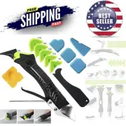 Caulking Tool 5 in 1 Silicone Sealant Remover Finishing Kit for Bathroom Kitchen