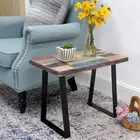 Greenage Side Table Reclaimed Wood Small Accent Coffee End Table Rectangular
