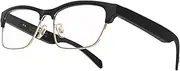 Tulbeys Bluetooth Smart Glasses for Men, Blue Light Audio Glasses for Women, Open Ear Sound Built-in Mic & Speakers