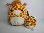 Squishmallows 8" Gary Valentines & 3.5" Gary The Giraffe Bundle BNWT