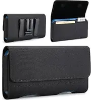 Mopaclle Cell Phone Holster for iPhone 15 Pro Max 14 Pro Max 13 Pro Max, 12 Pro Max 11 Pro Max, Xs Max Case with Belt Clip Phone Belt Holder Carrying Pouch Cover (Fits Phone with Otterbox Case on)