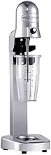 Electric Milk Shaker Machine Milkshake Maker 2 Speeds Milk Shake Mixer Machine Drink Mixer Stainless Steel Cocktail Shaker Smoothie Maker Blender Frappe Protein Shaker 18,000 RPM Capacity 650ML