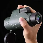 Monocular Telescope - Phone Lens and Eye Dual Purpose, 10 Magnification Monotube, 10X42 HD Dual Focus Optic Magnifier with Phone Tripod Holder, Portable Spotting Scope