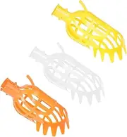 MERRYHAPY 3Pcs High Fruit Tools Durable Plastic Gardening Tool Efficient Harvesting Device for Home Orchard Garden Includes Heads