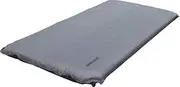 DERYAN Self-Inflatable Campingbed Mattress - Supports Your Child - 120cm x 60cm - Thick, Foldable, Breathable - Less Than 1 kg - Washable Oeko-Tex Certified Cotton - Grey