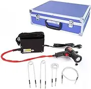 Magnetic Induction Heater Kit, 1500W Handheld Flameless Induction Heater Tool with 4 Coils, Bolt Heater Tool for Removing Rusty Screws(Color:Black)
