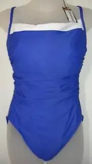 NWT Miraclesuit Womens Double feature Kara one-piece Swimsuit