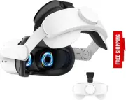 Head Strap for Oculus Quest 2: VR Headset Strap - Adjustable Comfortable Replace