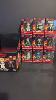 Funko Minis - Stranger Things - Complete Set Of 9 & Store Display Box - Season 4