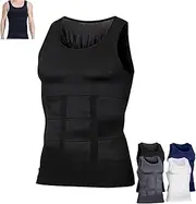 [Generic] Shaperluv for Men, Shaperluv Tank 2.0 Mens, Male Compression Shirt, Body Shaper for Men