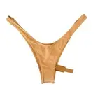 Skims Recycled Swim Micro Tanga Bikini Bottom XL Nude Ochre