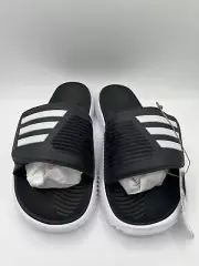 Adidas Alphabounce 2.0 Slides/Sandals Black/White Mens Size 11 New In Box GY9415