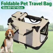 Folding Pet Carrier Bag for Medium and Large Pets Portable Breathable Design AU