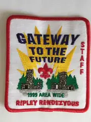 1999 Central Minnesota Council Ripley Rendezvous STAFF pocket patch