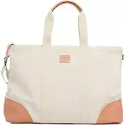 Superdry STUDIOS Weekender Bag W9110226A Carry-On Luggage, Beige
