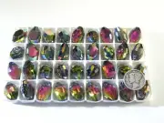 Vitrail Medium (18x12mm Vintage Swarovski 4871 Oval Fireball Stones