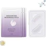 Serum-Infused Micro Dart Patches, Dissolving Microneedle Under Eye Patches With 39% Hyaluronic Acid, 3 pairs Depuffing Patches, Restoring Gel Under Eye Masks for Under Eye and Smile line (3 pairs)