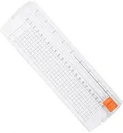 Small Paper Cutter for Cardstock, Mini Paper Trimmer with Foldable Ruler, Portable Guillotine Paper Cutter for Craft A4 A5 Photo Label Card Scrapbook Cutting Tools