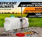 100L ATV Weed Sprayer Garden Farm Pump Tank Sprayer Gun 3 nozzles 1.5m Boom