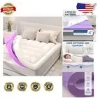 2 Inch Gel Memory Foam and 2 Inch Down Alternative Full Mattress Topper - White