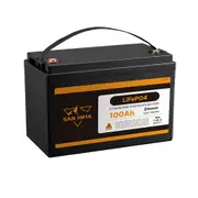 San Hima 12V 100Ah Lithium Iron Phosphate Battery LiFePO4 w/ Bluetooth BMS 4WD