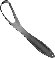 Stainless Steel Tongue Scraper,Oral Care Cleaning Tool | Fan Shape Tongue Scraper with Wide Ergonomic Handle for Daily Bathroom Use