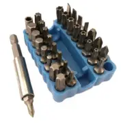 Security Bits with Extension Bit Holder for Electronics and Furniture