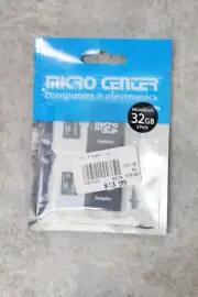 Micro Center 32GB MicroSD U1 Card Class 10 Memory Card with Adapter - 2 Pack