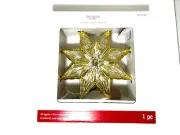 Ashland Led Star Tree Topper Gold/Silver Christmas Decor 10 Lights