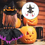 Witch Cauldron Halloween Door Decorations Outdoor Ornaments