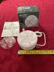 Mini Washing Machine Portable Ultrasonic Turbine Laundry Washer Travel Home