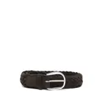 [Orciani] Orciani Suede Plot Belt 100 CM BROWN