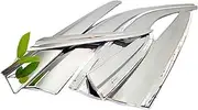 Air Deflectors Chrome Door Rain Visor Side Window Deflector Shade Sun Wind Shield Silver Trips Eaves for Mercedes-Benz for E-Class for W213 Deflectors