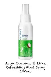 Avon Coconut & Lime Refreshing Foot Spray 100ml