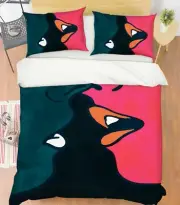 3D Red Woman A020 Bed Pillowcases Quilt Duvet Cover Boris Draschoff Zoe