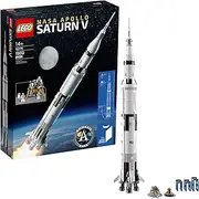 LEGO Ideas NASA Apollo Saturn V 21309 Outer Space Model Rocket for Kids and Adults, Science Building Kit (1900 Pieces)