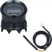 2" 52mm Car Tacho Gauge, Digital RPM Tachometer 0-9000 RPM for Cars S s Trucks