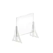 Azar Displays 20" x 20" Counter Acrylic Shield, 2-Pack