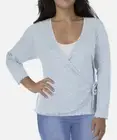 Rebellious One Womens Light Blue Ribbed Blouse NWT Size 2X