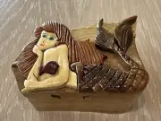 Handmade Mermaid Wooden Puzzle Box
