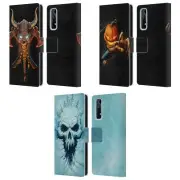 OFFICIAL CHRISTOS KARAPANOS HORROR 4 LEATHER BOOK WALLET CASE FOR REALME PHONES