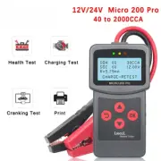 12/24V Car BatteryTester 40-2000CCA Cranking Charging Moto Battery Analyzer Tool