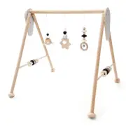 Hess Spielzeug Baby/Infant 0m+ Natural Black 60cm Activity Wooden Play Gym Toy