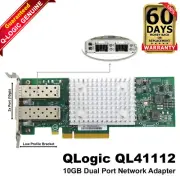 Dell QLogic Fast LINQ 41112 Dual Port 10Gb SFP+ PCIe LP Network Adapter 807N9
