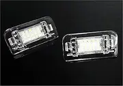 FIQOME 2x LED License Number Plate Light White Canbus, for 2011-2019 MB W246 W242 B Class Car Number Plate Led Light