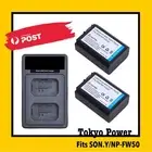 Battery for Sony Alpha a7 a7II a7R a7RII Alpha a6000 a6300 a6400 + Dual Charger