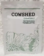 Soho House Cowshed TOWELETTE Chamomile Refreshing Remove Impurities Sample New