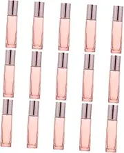 HAKIDZEL 15Pcs Frosted Perfume Roller Bottles Portable Essential Oil Holders Stylish Bottle for Fragrance and Perfume Storage